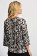 Joseph Ribkoff Snake Print Tunic-JR-201451