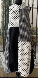 Kozan Polka Check Alessandra Dress-SP-1289-POLKCHCK