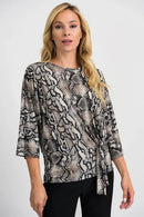 Joseph Ribkoff Snake Print Tunic-JR-201451