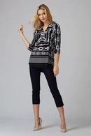 Joseph Ribkoff Naval V Neck Tunic-201089
