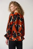 Joseph Ribkoff V-Neck Puff Sleeve Top-233201