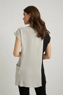 Joseph Ribkoff Contrast Detail Top-JR-222129