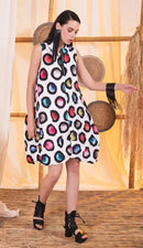 Kozan Planets Crinkle Dress/Vest-IL-1044-PL