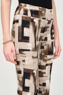 Joseph Ribkoff Millennium Abstract Print Slim Pull-On Pants JR-243304