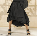Kozan Black Vertical Adriana Skirt-IL-3349-BLKVRTCL