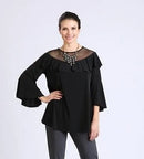 IC Collection Ruffle Tunic-IC-2038T