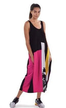 Alembika Sleeveless Color Block Dress-TD103M