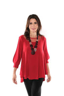 IC Collection Semi-Sheer Dressy Tunic- IC-1027T