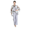 IC Collection Sheer Floral Jacket-IC-3085J