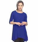IC Collection Criss Cross Back Tunic- IC-1575T