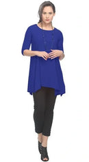 IC Collection Criss Cross Back Tunic- IC-1575T