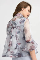 Joseph Ribkoff Chiffon Floral Jacket-JR-201539