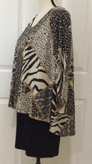 Joseph Ribkoff Animal Print Tunic-JR-203585