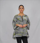 IC Collection Zipper Print Tunic-IC-2322T