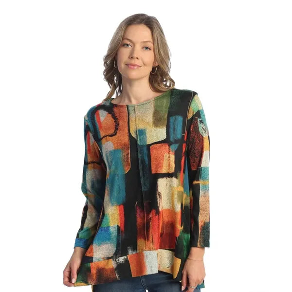 Jess & Jane Print Top FB8-1866 TUCSON