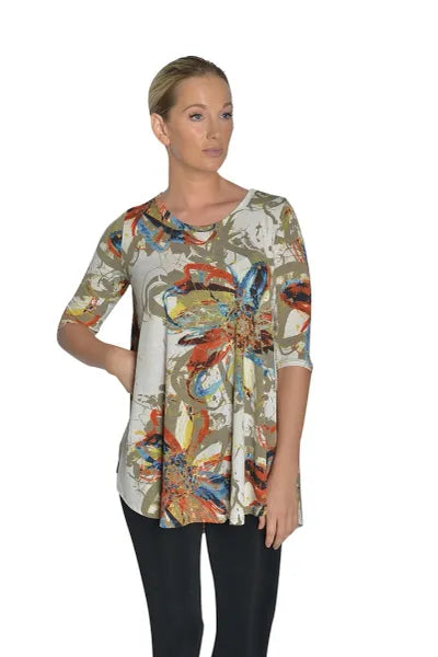 IC Collection Modern Art Print Tunic | Unique Apparel USA