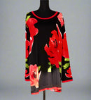 Eva Varro Scarlet Plus Sized Tunic-T12633EX