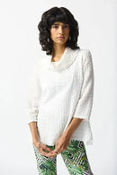 Joseph Ribkoff Woven Jacquard Flared Tunic-242120