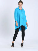 IC Collection Button Down With Back Zipper Jacket/Top-IC-3815J