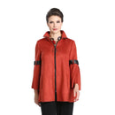 IC Collection Zip Front Faux Suede Jacket-IC-8372J