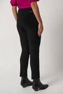 Joseph Ribkoff Bonded Silk Straight-Leg Pants-JR-233180