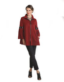 IC Collection Zip Front Faux Suede Jacket-IC-8372J