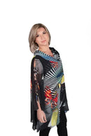 IC Collection Butterfly Cowl Neck Tunic-IC-2101T