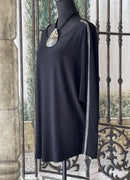 Frank Lyman Simplistic Top With Rhinestone Trim-174026