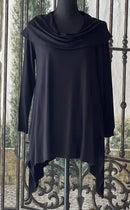 IC Collection Comfy Drape Neck Tunic-IC-3752T