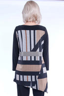 IC Collection Striped Tunic-IC-5161T