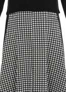 Kozan Black & White Check Jessica Dress-SP-1913-BWCHCK