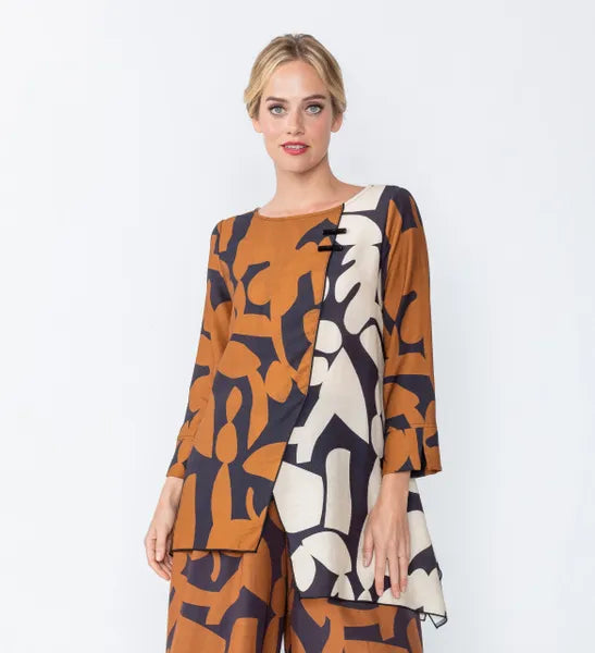 IC Collection Designer Print Tunic-IC-5056T