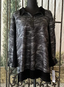 IC Collection Wavy Print Metallic Tunic-IC-1748T