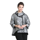 IC Collection Jacquard High-Low Jacket-IC-3004J