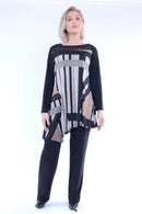IC Collection Striped Tunic-IC-5161T