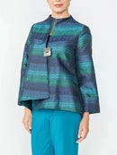 IC Collection One Button Tapestry Jacket-IC-6646J