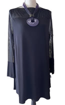IC Collection Mesh Sleeve Tunic-IC-5602T
