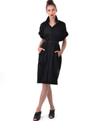 Alembika Black Dress-ED405B