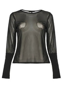 Kozan Black Mesh Merci Tee-SH-4687-BLKMSH