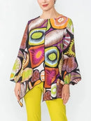 IC Collection Bubble Sleeve Petal Tunic-IC-6682T