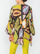 IC Collection Bubble Sleeve Petal Tunic-IC-6682T