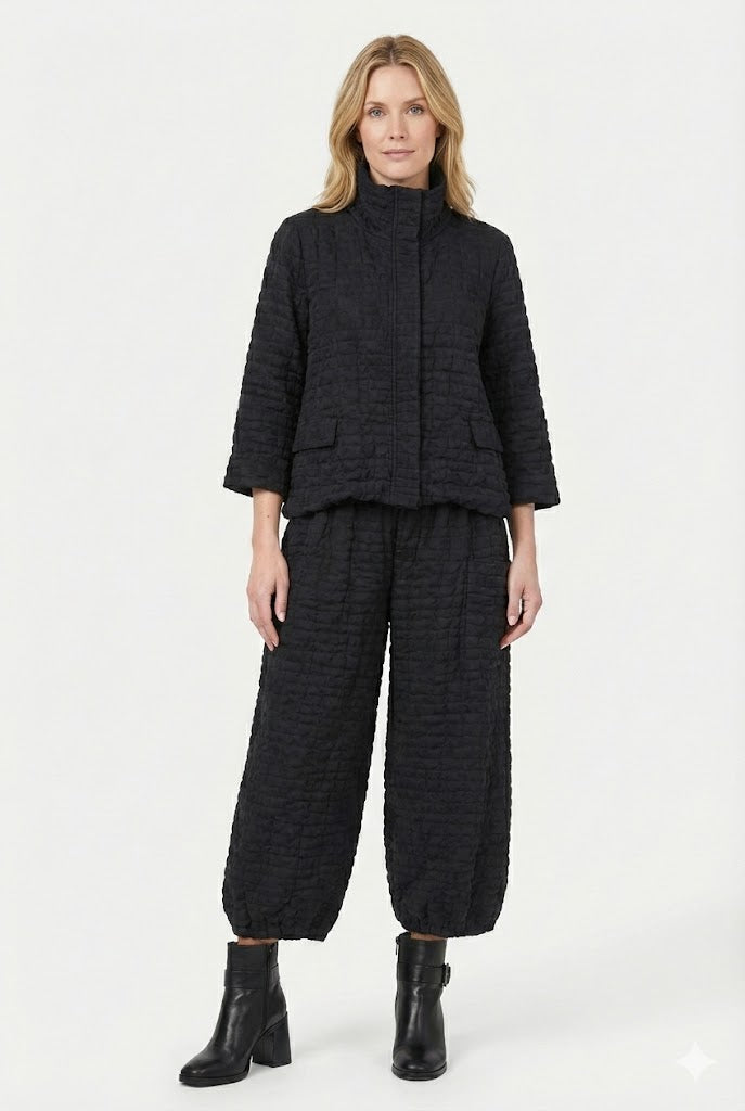 Moonlight Textured Bubble Pant-P3732, view 5