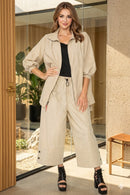 IC Collection Nylon Elastic Waist Pant-C1069P