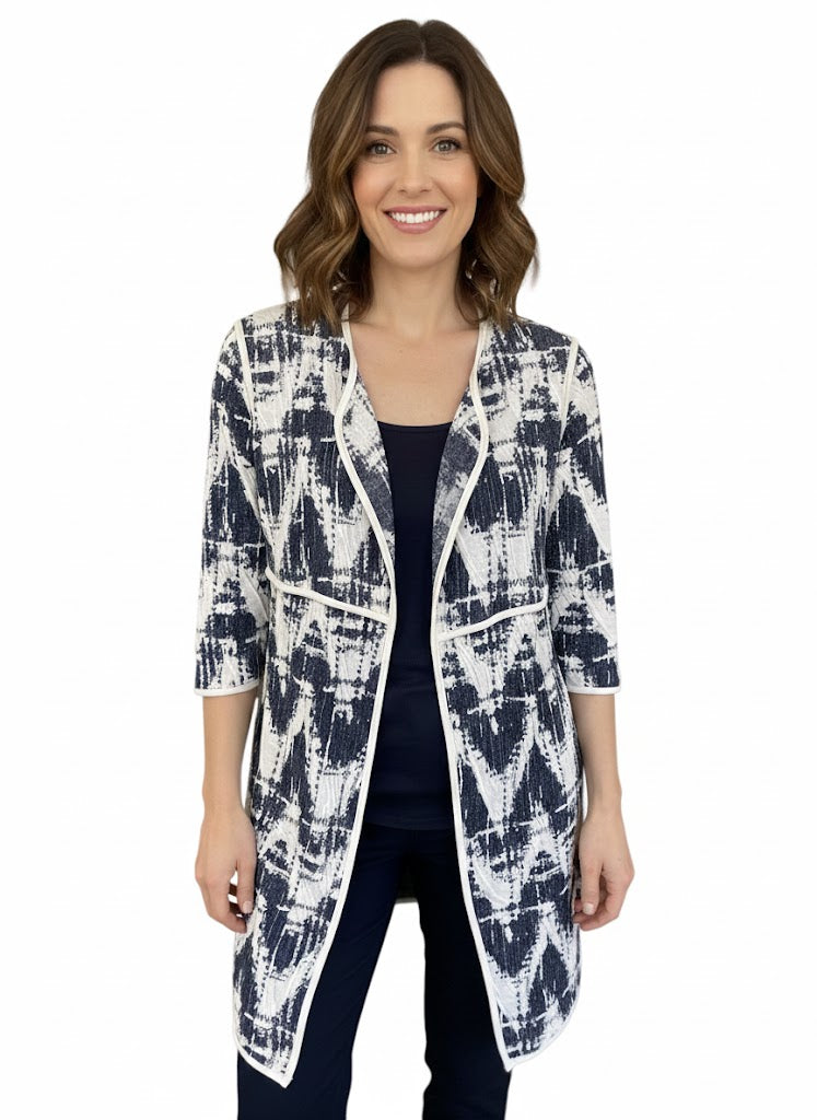 IC Collection Lightweight Print Jacket- IC-2743J