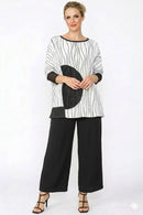 IC Collection Dolman Tunic With Patch - Women's Designer Top 7788T