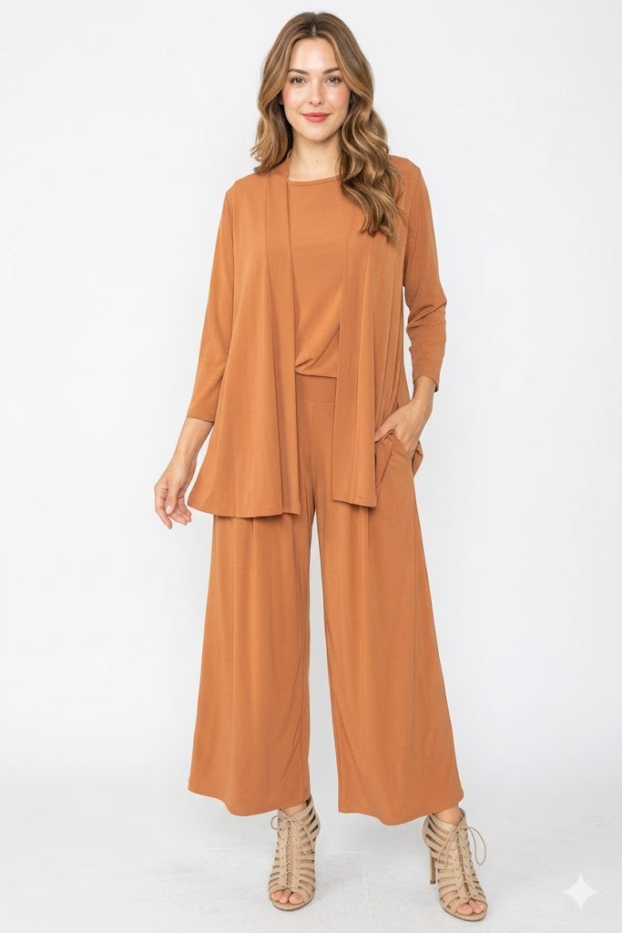 IC Collection Knit Jersey Elastic Waist-C1020P