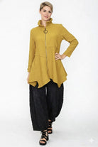 IC Collection Wire Collar Front-Zip Top | Unique Apparel USA