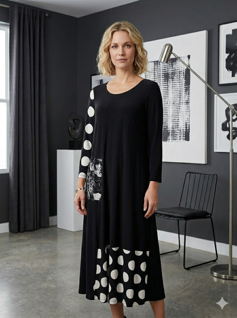 Alembika Abstract Elegance Dress-SD647B