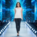 BY J.J Sleeveless Reversible Round or V Neck Tank-JJ-IT108