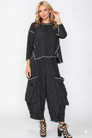 IC Collection Bubble Check Pant-C1122P